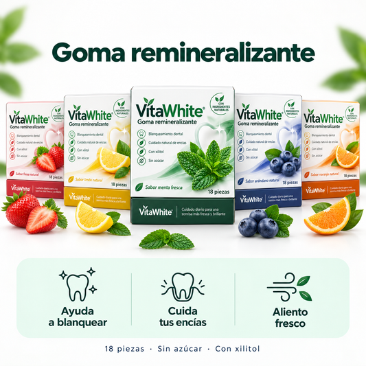VitaWhite™ Chicles Remineralizantes para el Cuidado Dental
